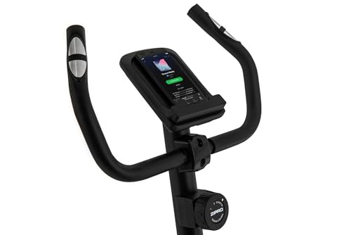 ZIPRO Ergometer Heimtrainer Fahrrad mit 8-Stufigem Magnetwiderstand, Smartphone-Halter, LCD-Monitor, Verstellbarem Sattel, Hometrainer Fahrrad für Cardiotraining zu Hause, Leichtes Fitnessbike